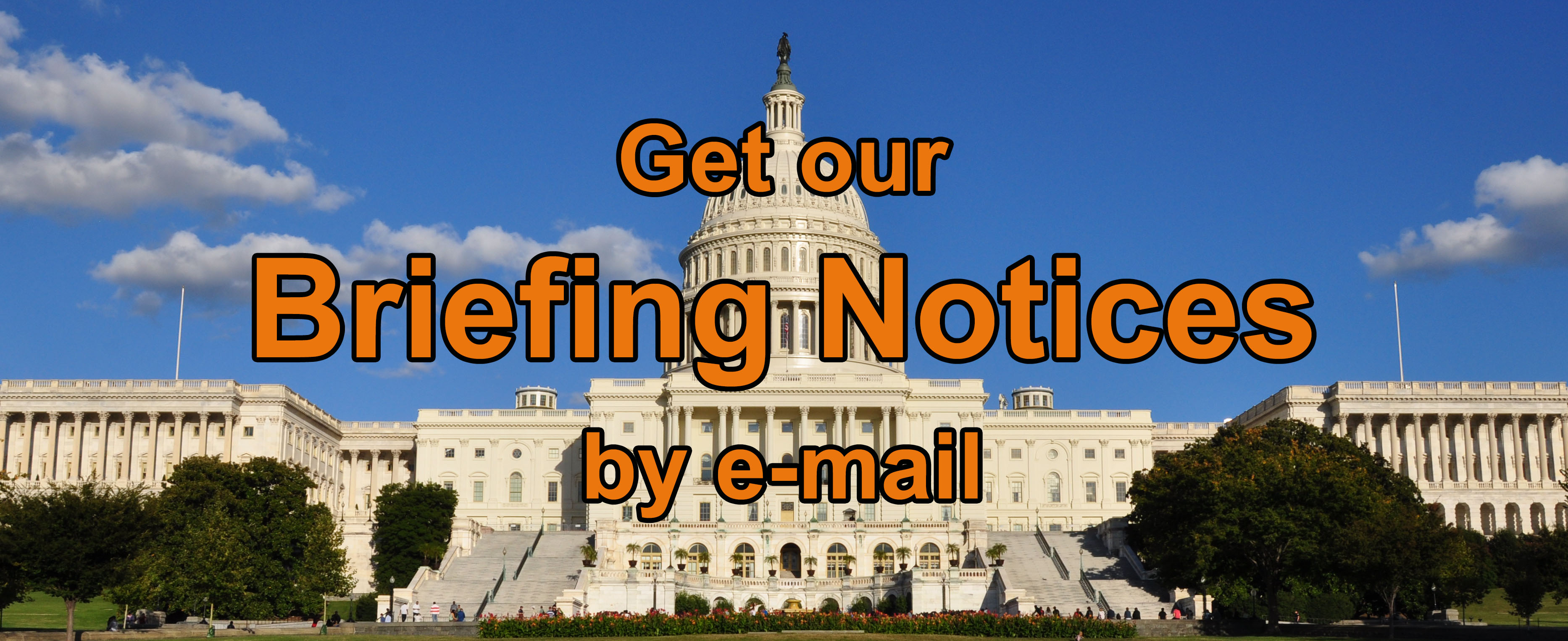 Subscribe to our briefing notices